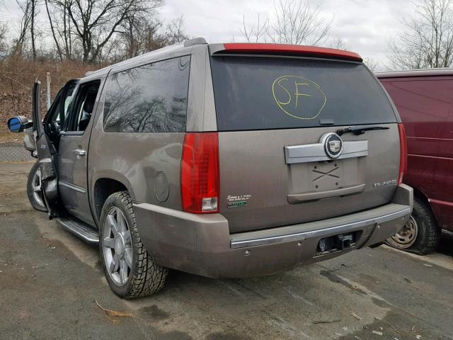 1GYS4HEF2CR131627 - 2012 CADILLAC ESCALADE E TAN photo 3