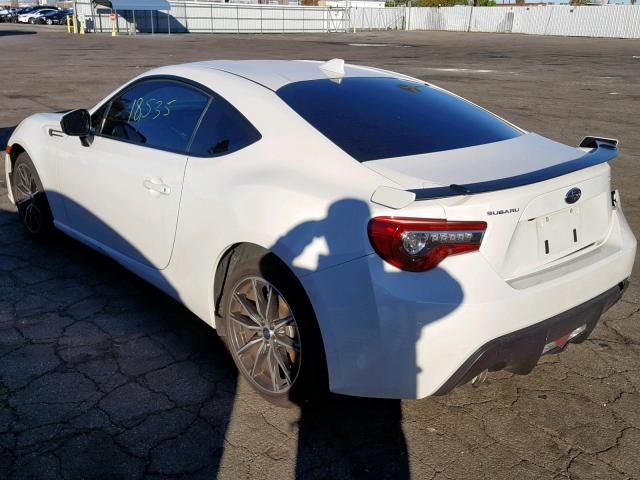 JF1ZCAC11H8603664 - 2017 SUBARU BRZ 2.0 LI WHITE photo 3