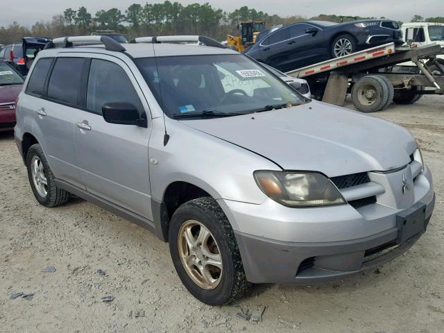 JA4LZ31G83U089100 - 2003 MITSUBISHI OUTLANDER SILVER photo 1