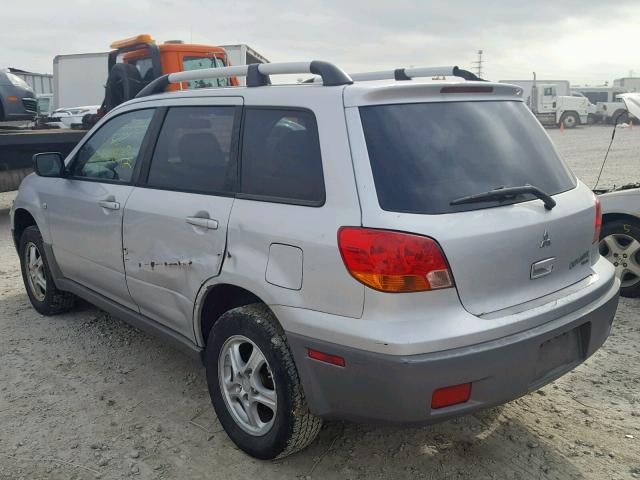 JA4LZ31G83U089100 - 2003 MITSUBISHI OUTLANDER SILVER photo 3