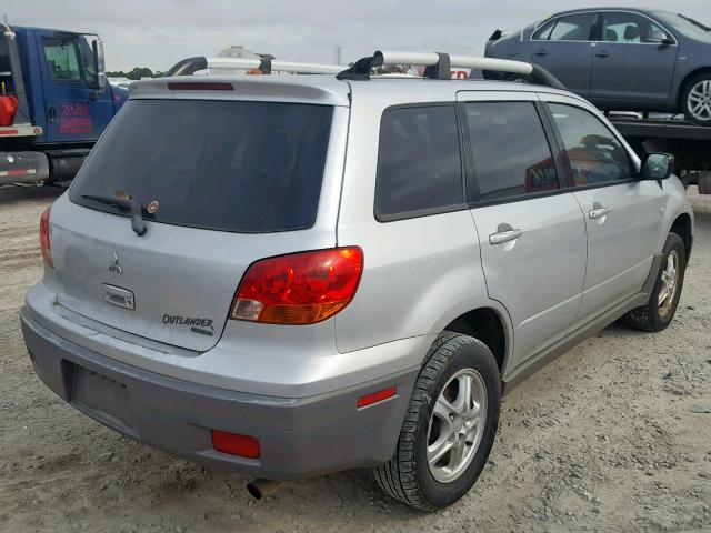 JA4LZ31G83U089100 - 2003 MITSUBISHI OUTLANDER SILVER photo 4