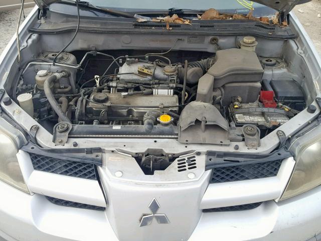 JA4LZ31G83U089100 - 2003 MITSUBISHI OUTLANDER SILVER photo 7