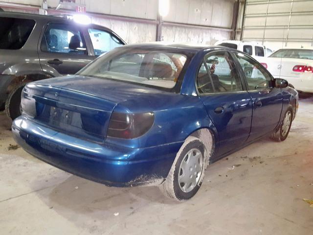 1G8ZH5287YZ248649 - 2000 SATURN SL1 BLUE photo 4