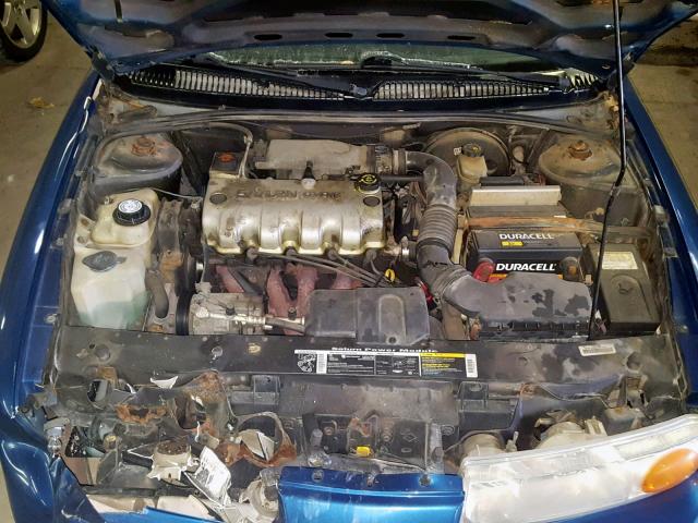 1G8ZH5287YZ248649 - 2000 SATURN SL1 BLUE photo 7