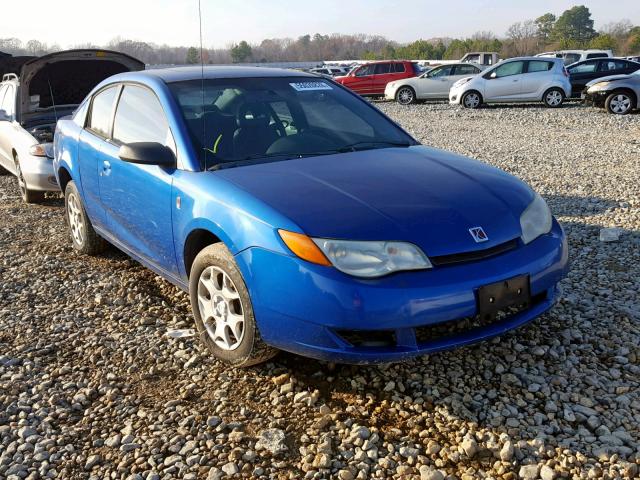 1G8AN12F73Z177054 - 2003 SATURN ION LEVEL BLUE photo 1