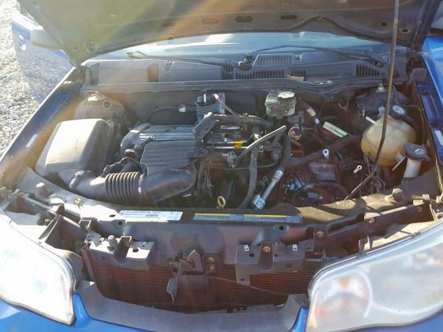 1G8AN12F73Z177054 - 2003 SATURN ION LEVEL BLUE photo 7