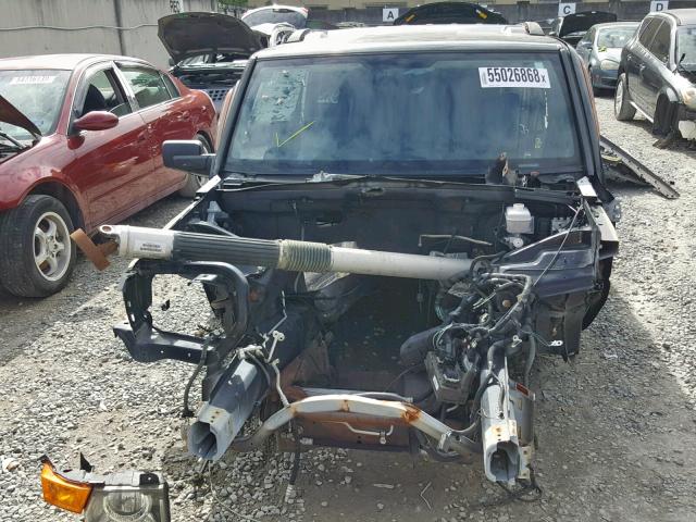 1J8HH48K46C329096 - 2006 JEEP COMMANDER BLACK photo 10