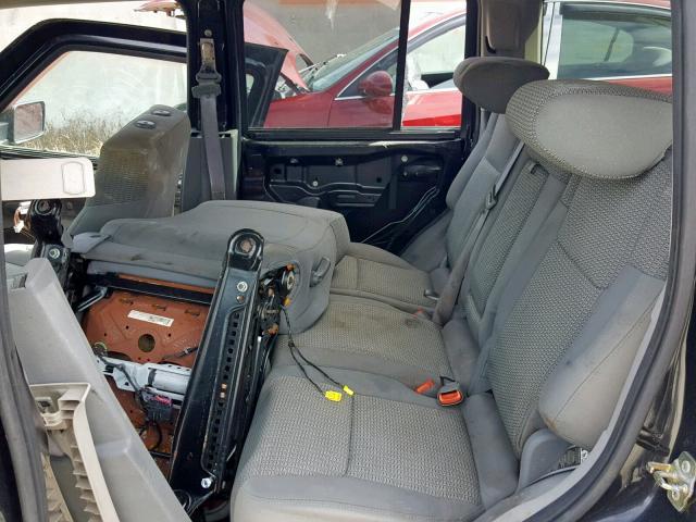 1J8HH48K46C329096 - 2006 JEEP COMMANDER BLACK photo 6