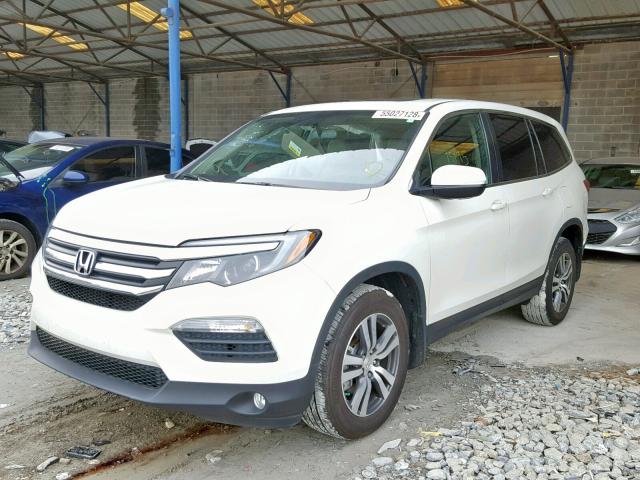 5FNYF5H73HB044233 - 2017 HONDA PILOT EXLN WHITE photo 2