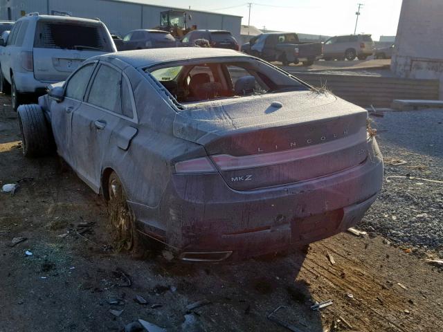 3LN6L2LU1FR602745 - 2015 LINCOLN MKZ HYBRID BLACK photo 3