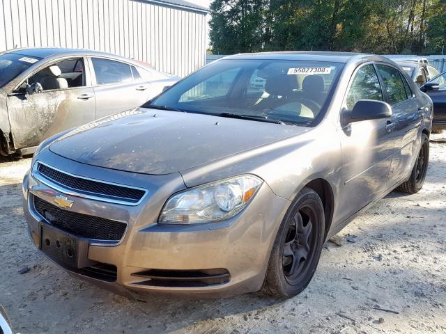 1G1ZB5E18BF255813 - 2011 CHEVROLET MALIBU LS BROWN photo 2