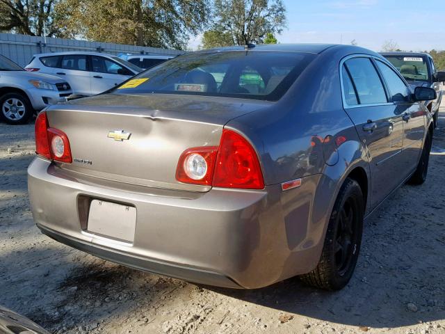 1G1ZB5E18BF255813 - 2011 CHEVROLET MALIBU LS BROWN photo 4