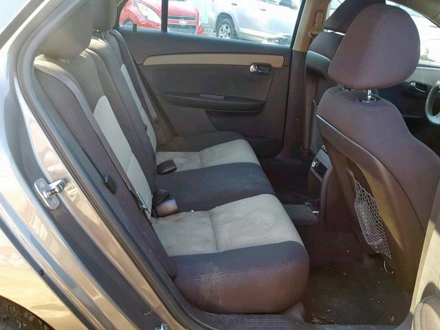 1G1ZB5E18BF255813 - 2011 CHEVROLET MALIBU LS BROWN photo 6