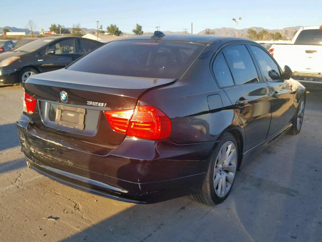 WBAPH5C58BA446788 - 2011 BMW 328 I SULE BLACK photo 4