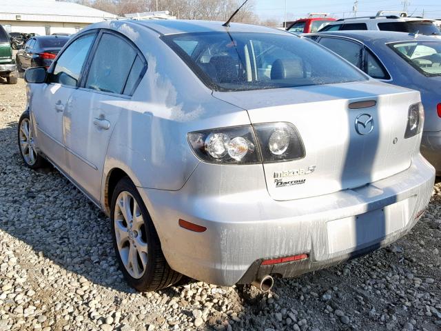 JM1BK323681118216 - 2008 MAZDA 3 S SILVER photo 3