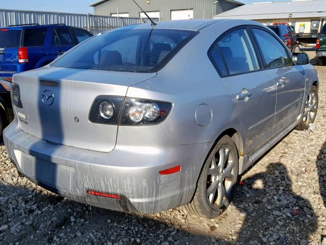 JM1BK323681118216 - 2008 MAZDA 3 S SILVER photo 4