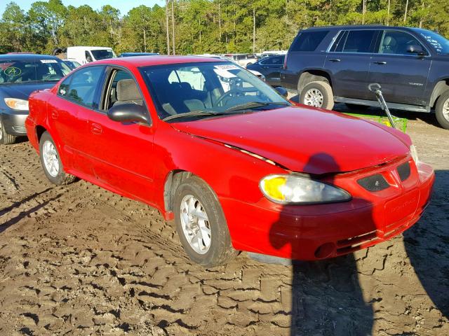 1G2NE52F84M633144 - 2004 PONTIAC GRAND AM S RED photo 1