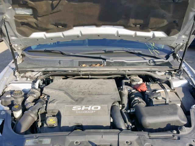 1FAHP2KT9BG115519 - 2011 FORD TAURUS SHO SILVER photo 7