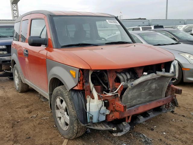 5J6YH28634L015672 - 2004 HONDA ELEMENT EX ORANGE photo 1