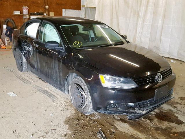 3VW1K7AJ7EM384407 - 2014 VOLKSWAGEN JETTA BASE Սև լուսանկար 1