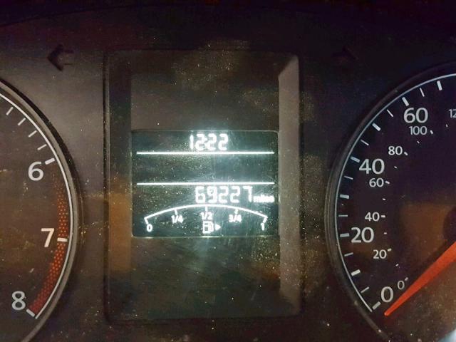 3VW1K7AJ7EM384407 - 2014 VOLKSWAGEN JETTA BASE Սև լուսանկար 8