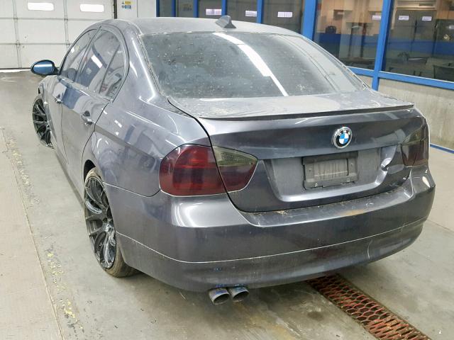 WBAVC53548F010621 - 2008 BMW 328 I SULE GRAY photo 3