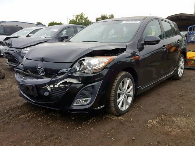 JM1BL1K65B1397466 - 2011 MAZDA 3 S BLACK photo 2