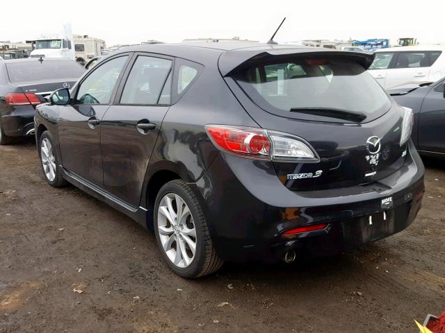 JM1BL1K65B1397466 - 2011 MAZDA 3 S BLACK photo 3