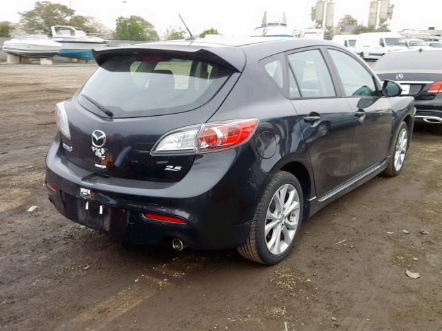 JM1BL1K65B1397466 - 2011 MAZDA 3 S BLACK photo 4