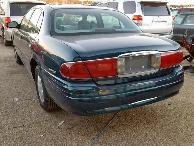 1G4HP54K3Y4235306 - 2000 BUICK LESABRE CU GREEN photo 3