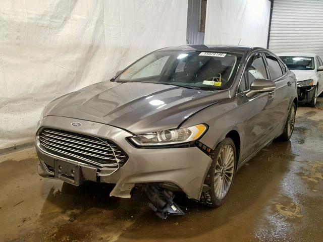 3FA6P0K91DR210331 - 2013 FORD FUSION TIT GRAY photo 2