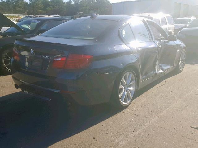 WBAFR7C51BC604669 - 2011 BMW 535 I BLUE photo 4