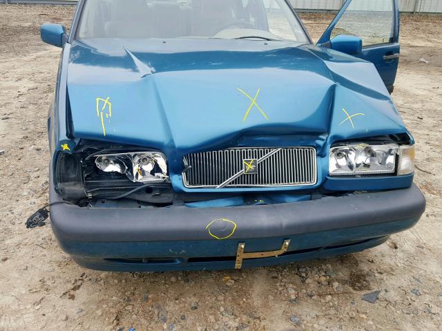 YV1LS5558T1296158 - 1996 VOLVO 850 BASE TEAL photo 7