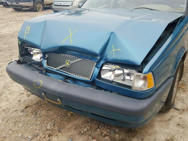 YV1LS5558T1296158 - 1996 VOLVO 850 BASE TEAL photo 9