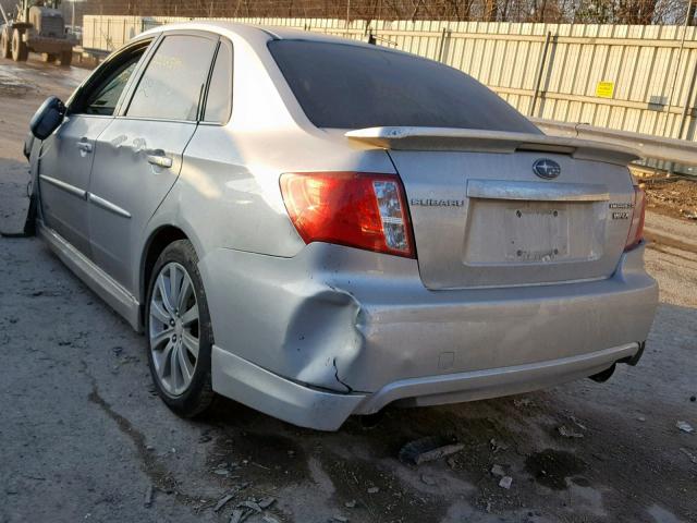 JF1GE75628G516486 - 2008 SUBARU IMPREZA WR SILVER photo 3