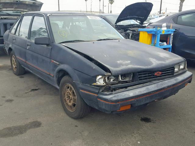 1Y1SL5154JZ049492 - 1988 CHEVROLET NOVA BLACK photo 1