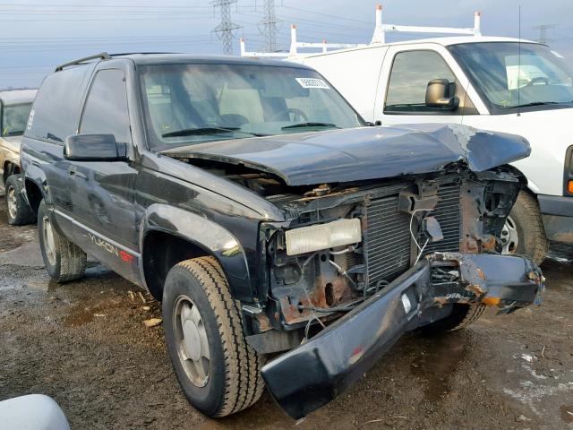 1GKEK18K3SJ718610 - 1995 GMC YUKON BLACK photo 1