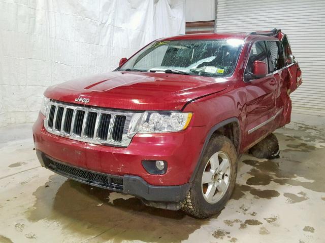 1J4RR4GG9BC515100 - 2011 JEEP GRAND CHER RED photo 2