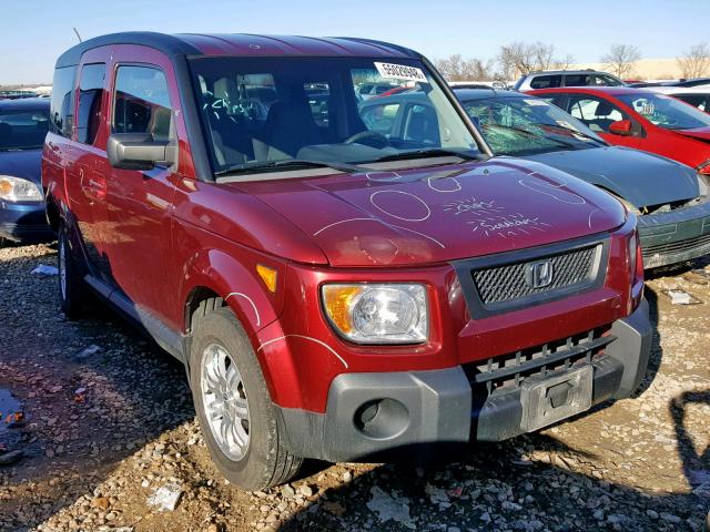 5J6YH28766L025916 - 2006 HONDA ELEMENT EX MAROON photo 1