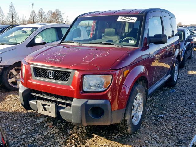 5J6YH28766L025916 - 2006 HONDA ELEMENT EX MAROON photo 2