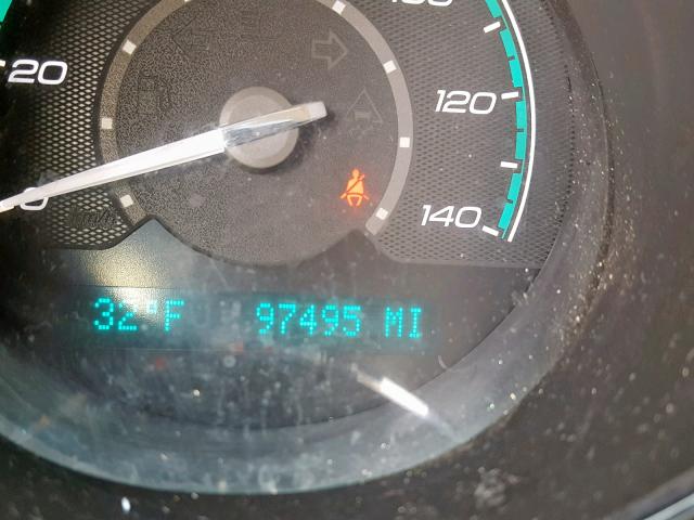 1G1ZC5EB7AF234133 - 2010 CHEVROLET MALIBU 1LT 银色 照片 8