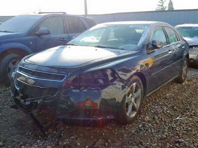 1G1ZC5E08CF302179 - 2012 CHEVROLET MALIBU 1LT შავი ფოტო 2