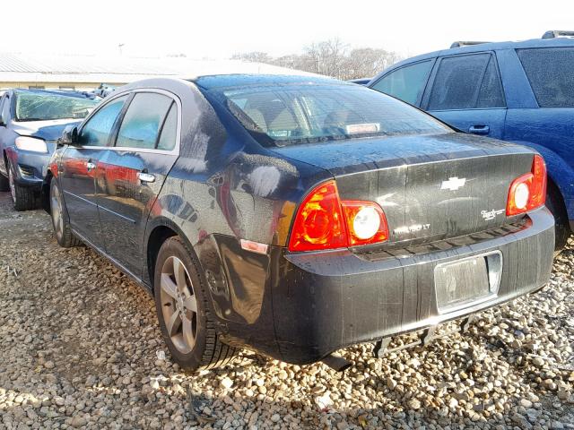 1G1ZC5E08CF302179 - 2012 CHEVROLET MALIBU 1LT შავი ფოტო 3