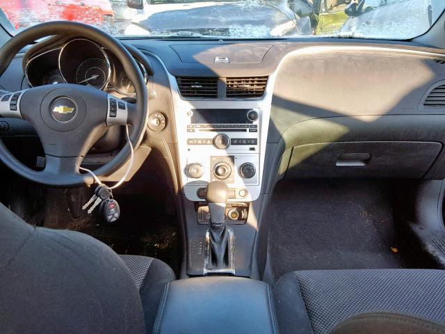 1G1ZC5E08CF302179 - 2012 CHEVROLET MALIBU 1LT შავი ფოტო 9