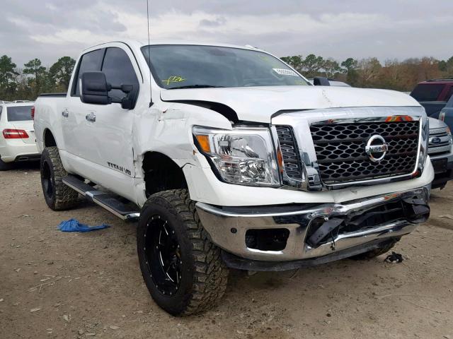 1N6AA1E51JN513786 - 2018 NISSAN TITAN SV WHITE photo 1