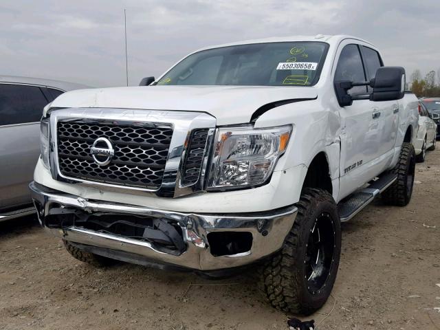 1N6AA1E51JN513786 - 2018 NISSAN TITAN SV WHITE photo 2