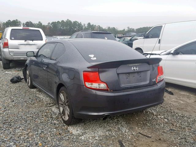 JTKJF5C79B3006866 - 2011 TOYOTA SCION TC 灰色 照片 3