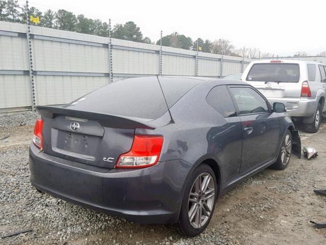 JTKJF5C79B3006866 - 2011 TOYOTA SCION TC 灰色 照片 4