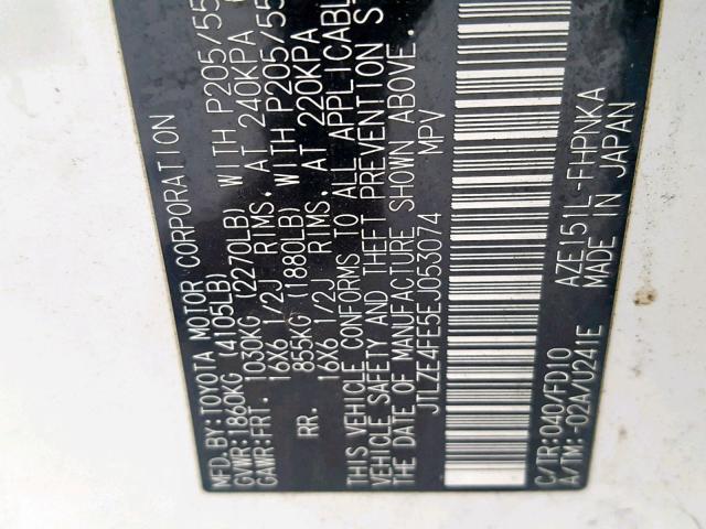 JTLZE4FE5EJ053074 - 2014 TOYOTA SCION XB Ağ foto 10