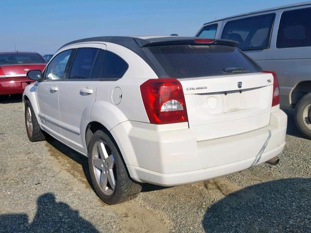 1B3HB78K98D732841 - 2008 DODGE CALIBER R/ WHITE photo 3